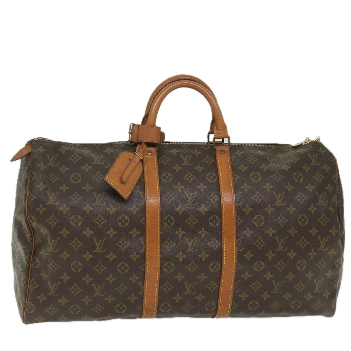 LOUIS VUITTON Monogram Keepall 55 Boston Bag M41424 LV 57427