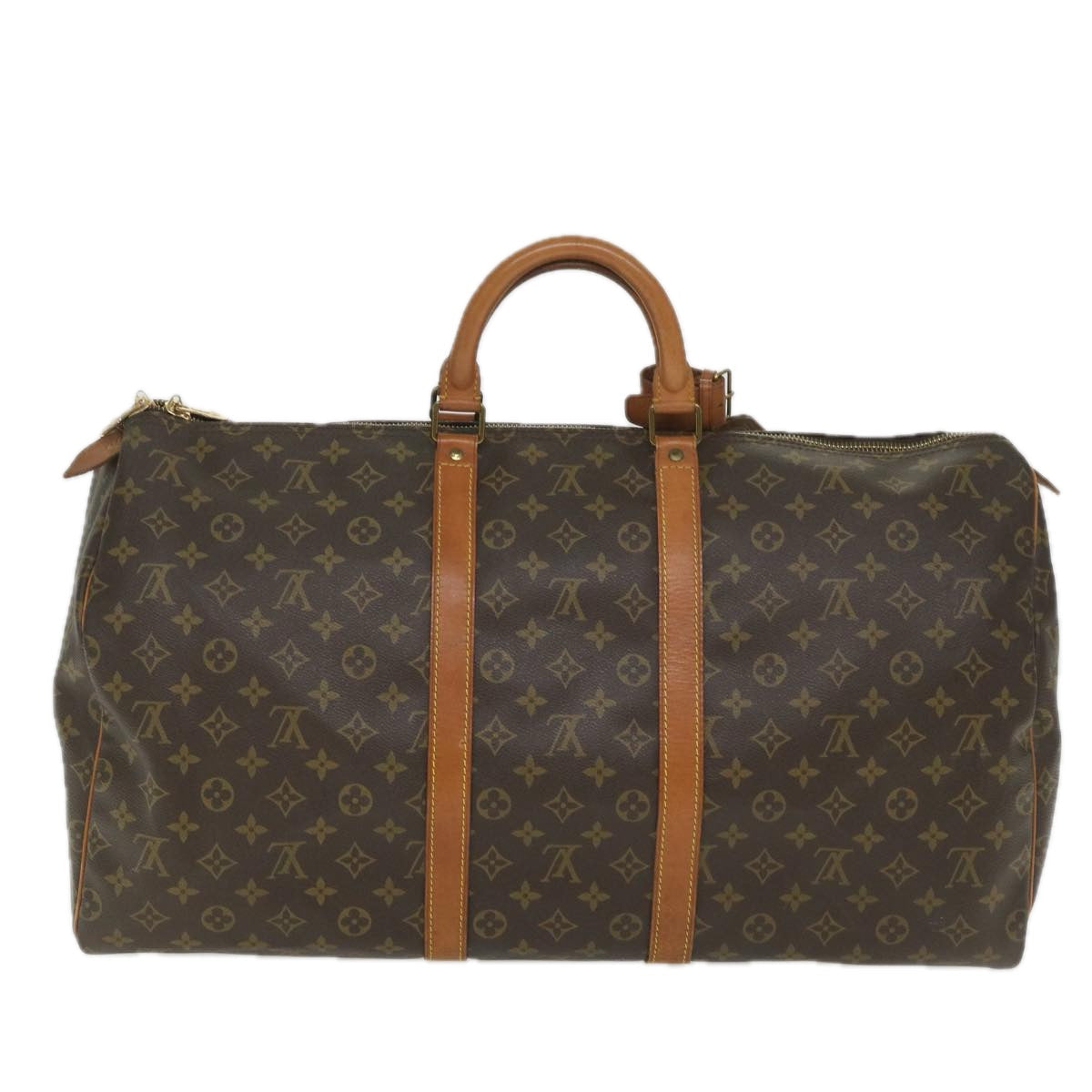 LOUIS VUITTON Monogram Keepall 55 Boston Bag M41424 LV 57427