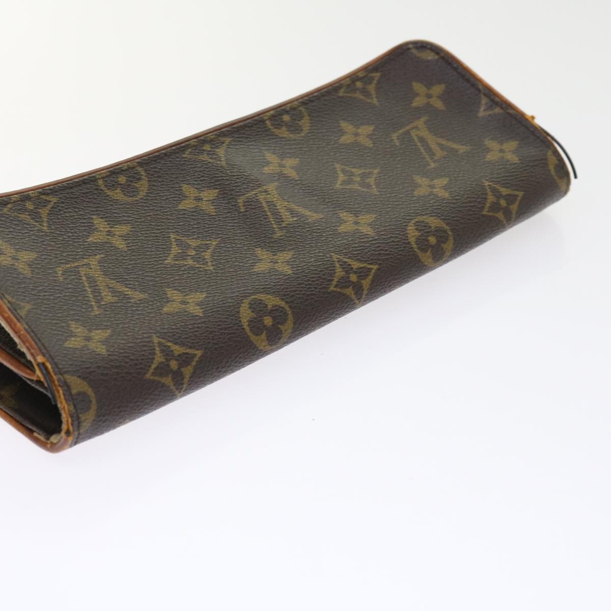 LOUIS VUITTON Monogram Pochette Twin GM Shoulder Bag M51852 LV 57433