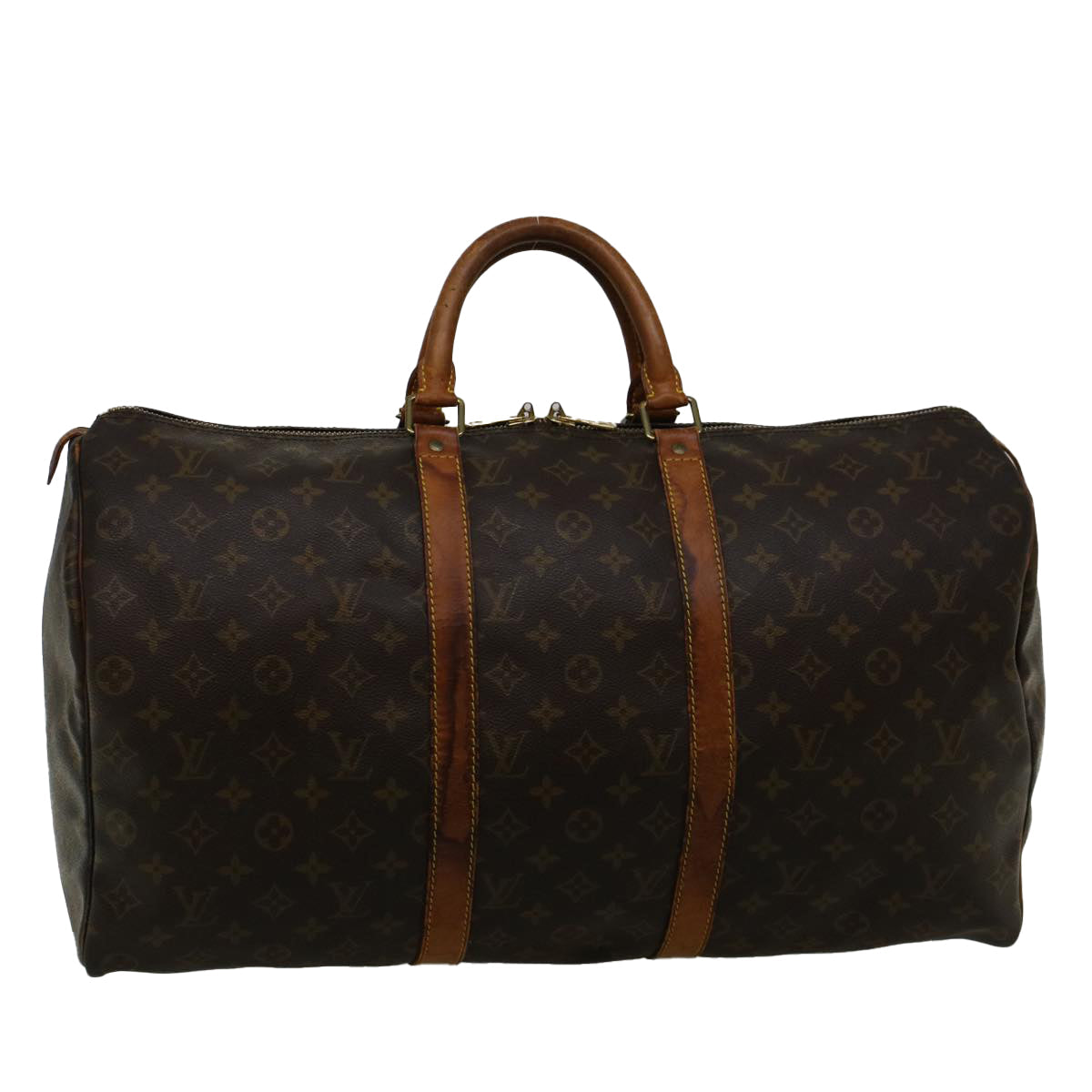 LOUIS VUITTON Monogram Keepall 50 Boston Bag M41426 LV 57476