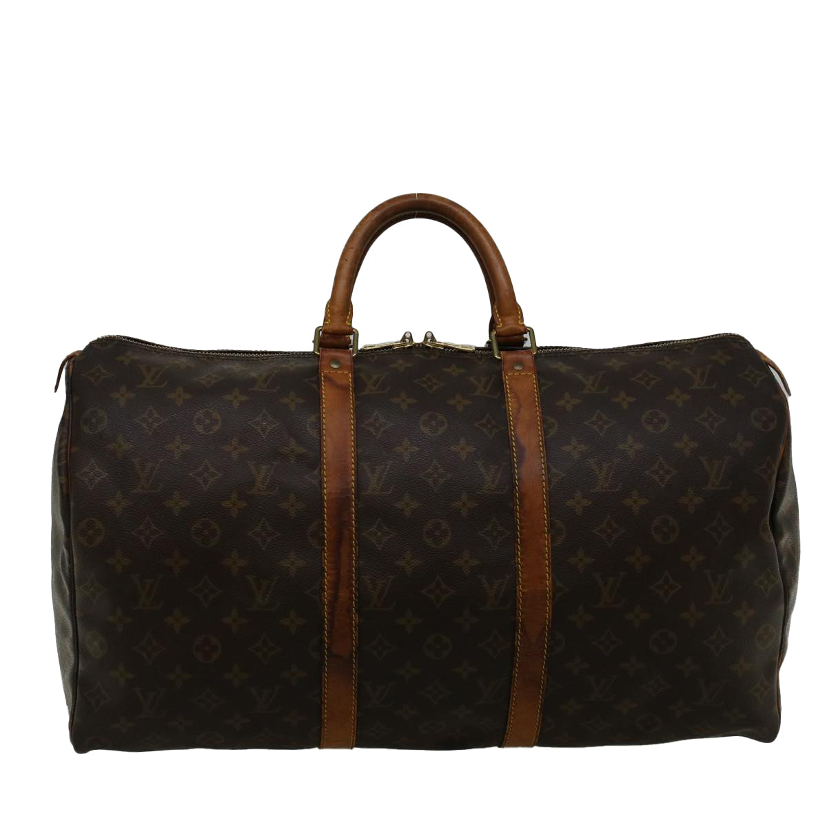 LOUIS VUITTON Monogram Keepall 50 Boston Bag M41426 LV 57476