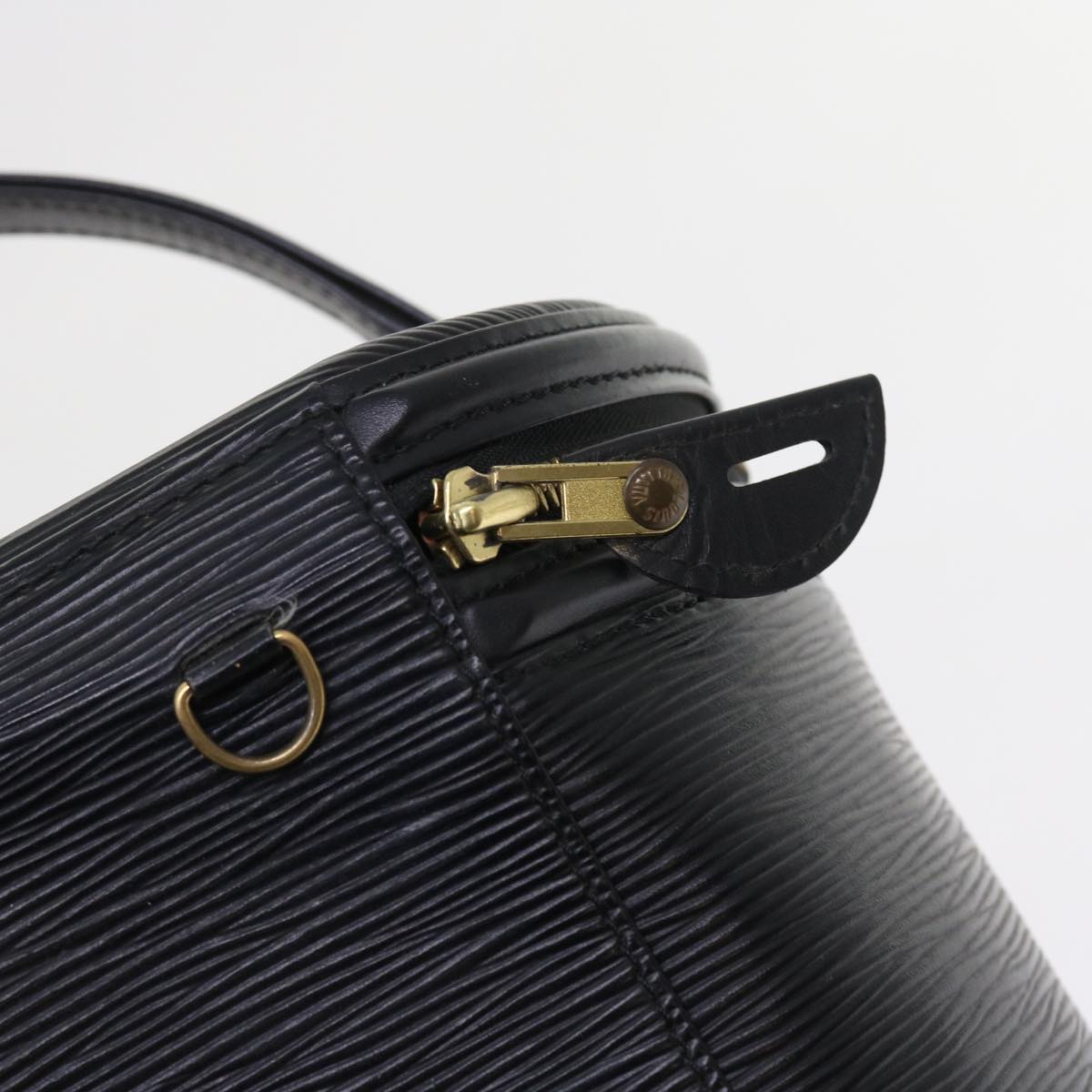 LOUIS VUITTON Epi Cannes Hand Bag Black M48032 LV 57479