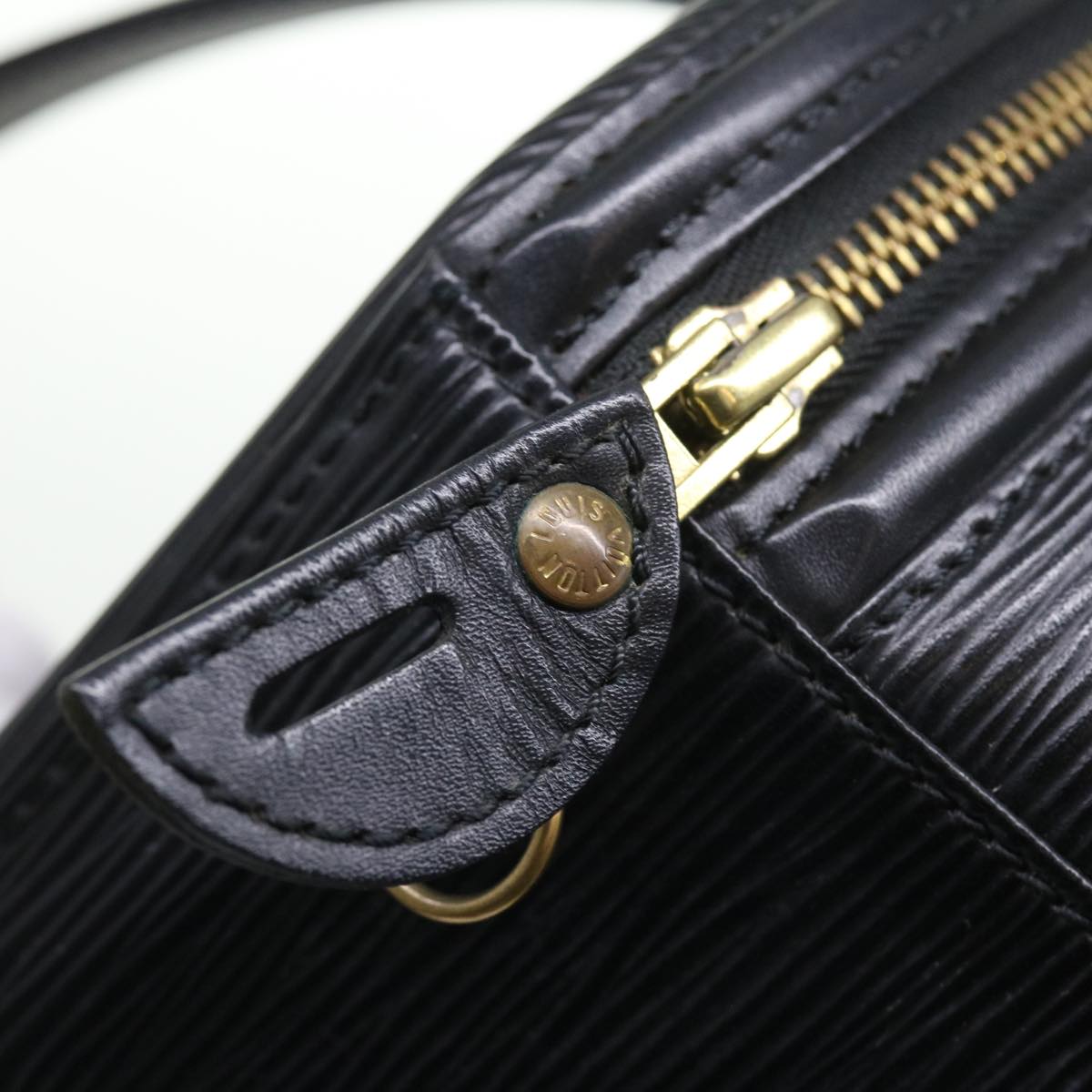 LOUIS VUITTON Epi Cannes Hand Bag Black M48032 LV 57479
