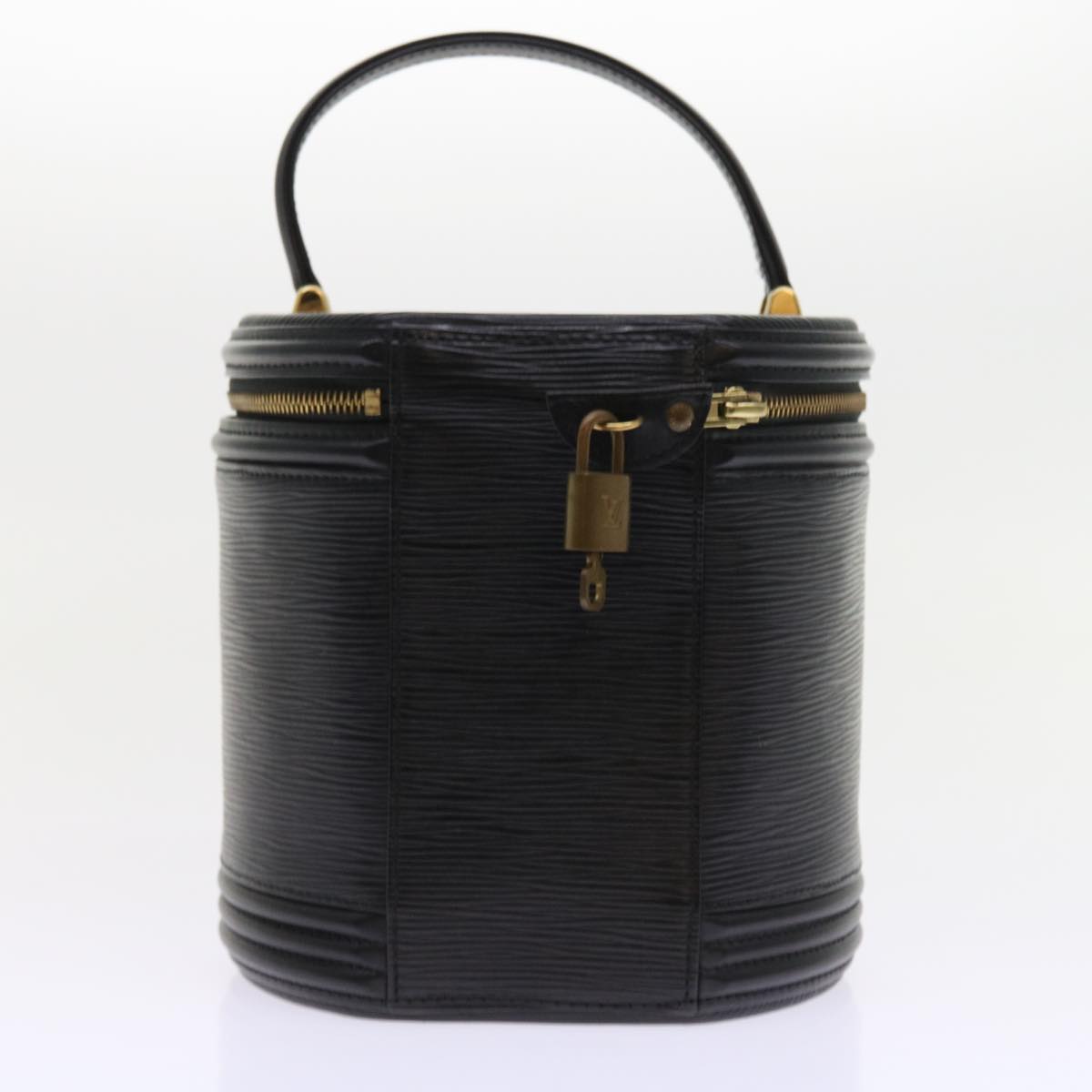 LOUIS VUITTON Epi Cannes Hand Bag Black M48032 LV 57479