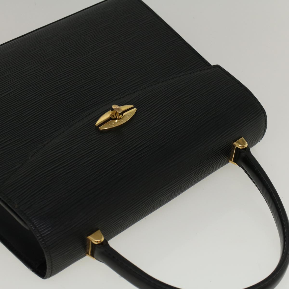 LOUIS VUITTON Epi Malesherbes Hand Bag Black M52372 LV 57480