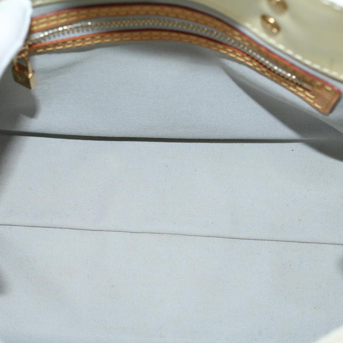 LOUIS VUITTON Monogram Vernis Reade PM Hand Bag Perle M91336 LV 57487