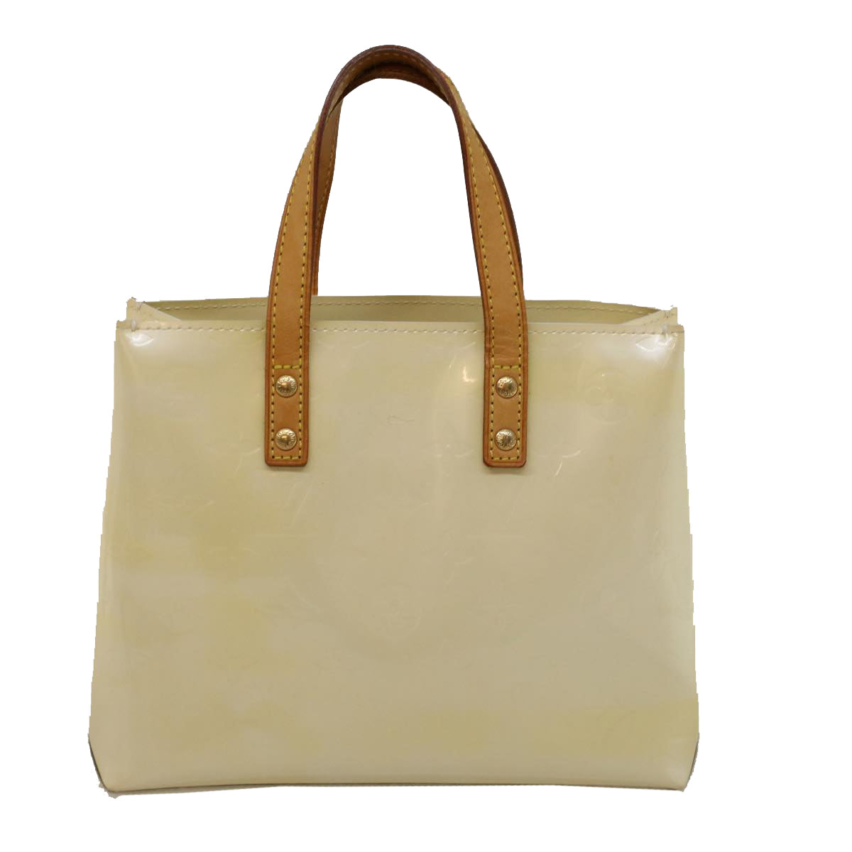 LOUIS VUITTON Monogram Vernis Reade PM Hand Bag Perle M91336 LV 57487