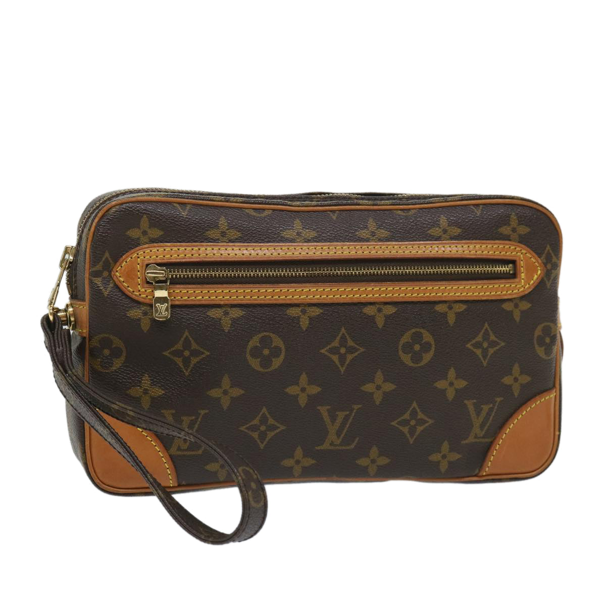 LOUIS VUITTON Monogram Marly Dragonne GM Clutch Bag M51825 LV 57491