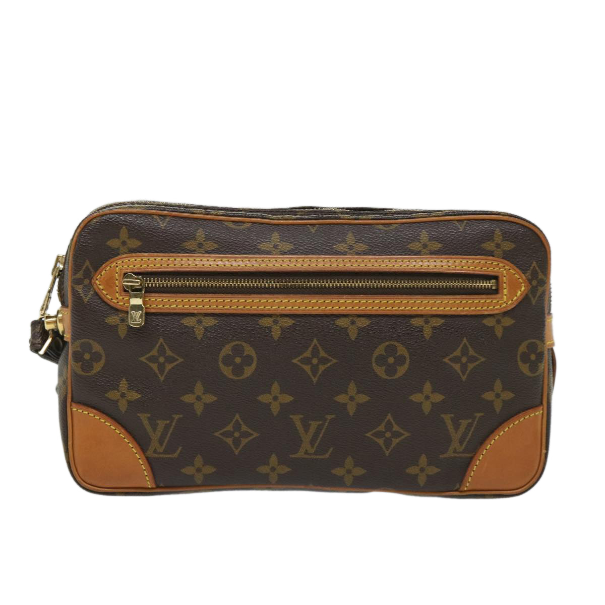LOUIS VUITTON Monogram Marly Dragonne GM Clutch Bag M51825 LV 57491