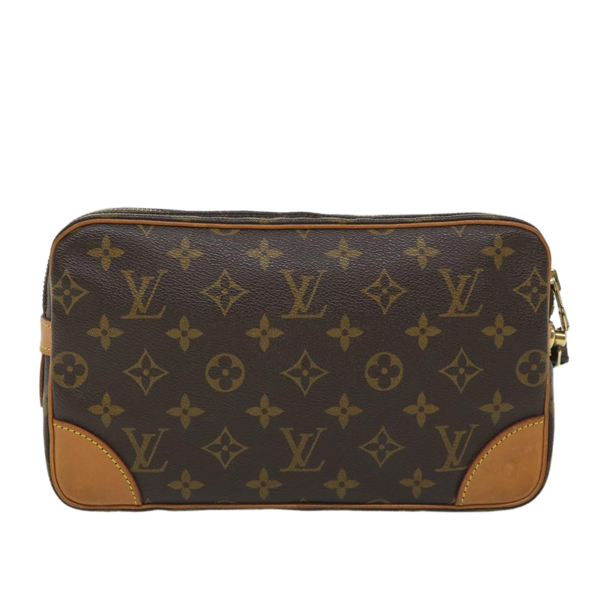 LOUIS VUITTON Monogram Marly Dragonne GM Clutch Bag M51825 LV 57491