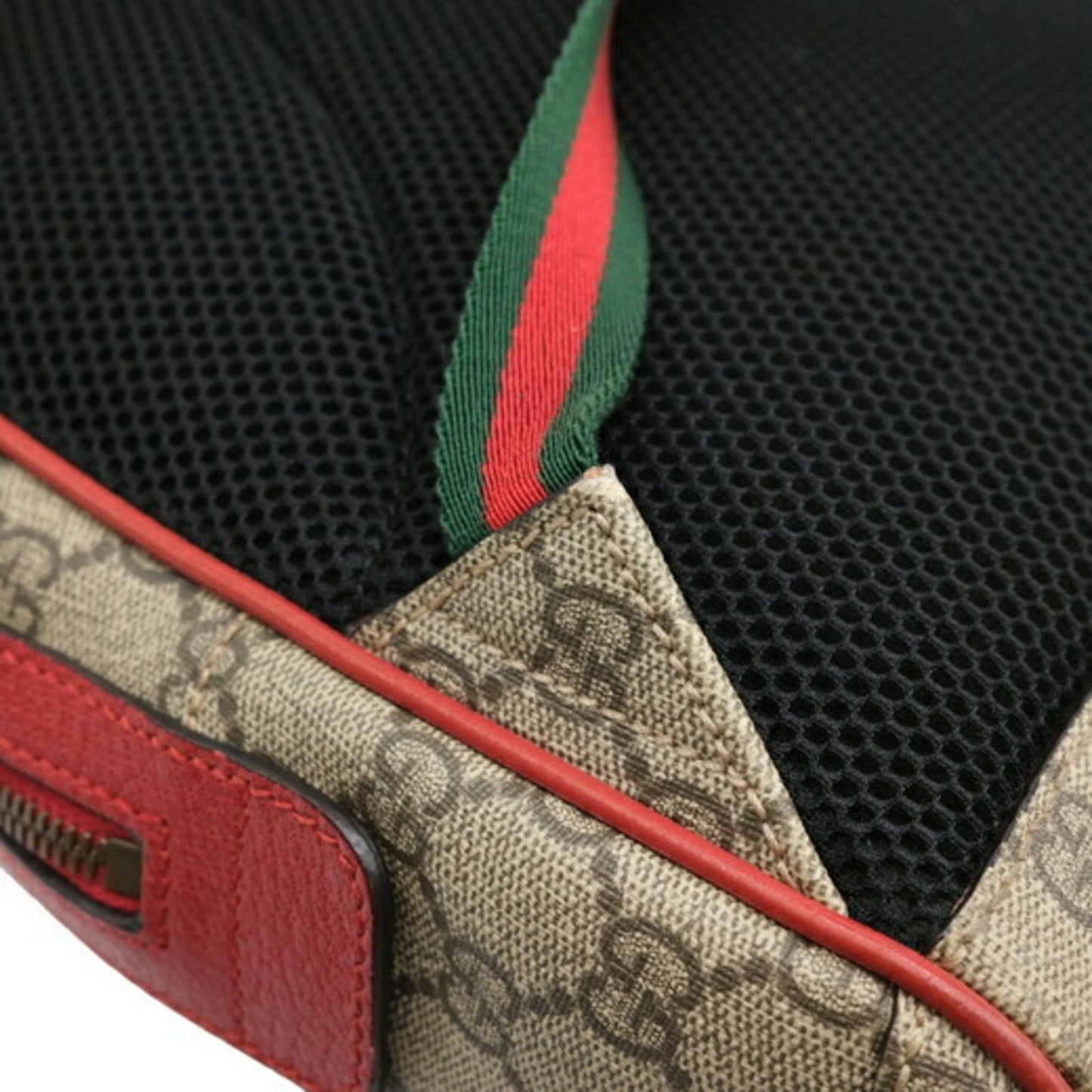 Gucci  pink  Color Gg Supreme Leather Backpack