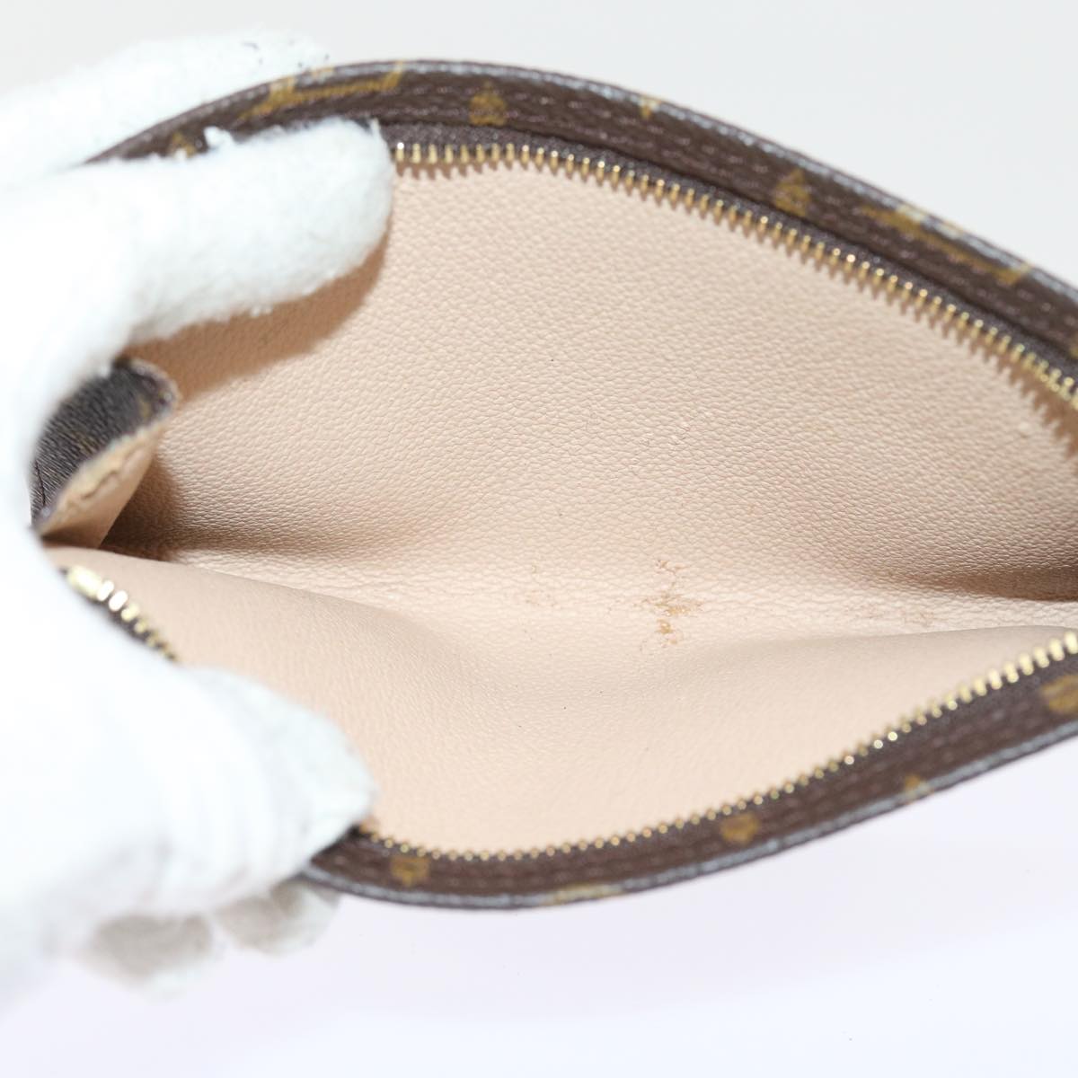 LOUIS VUITTON Monogram Bucket PM Accessory Pouch LV 57510
