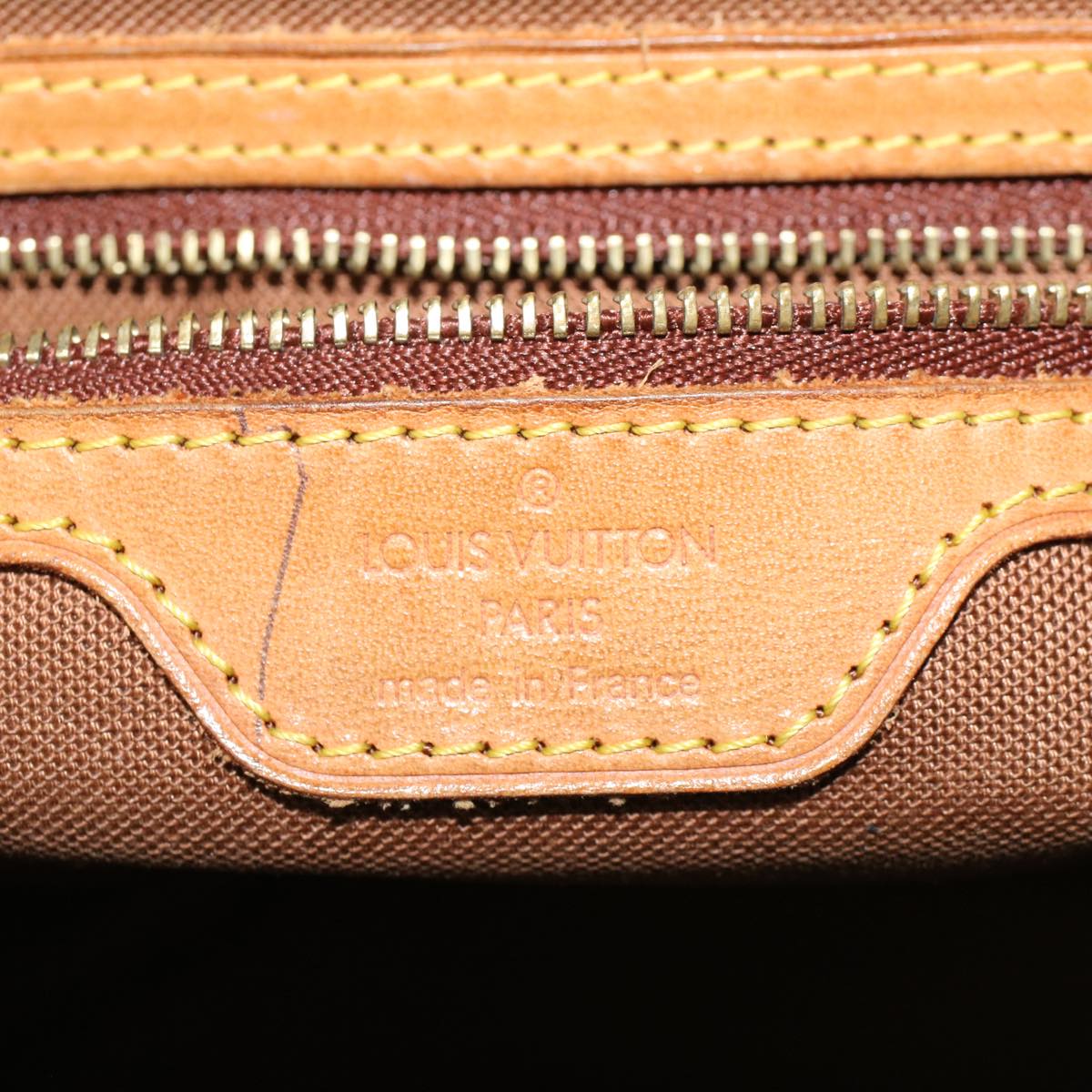 LOUIS VUITTON Monogram Cabas Piano Tote Bag M51148 LV 57511