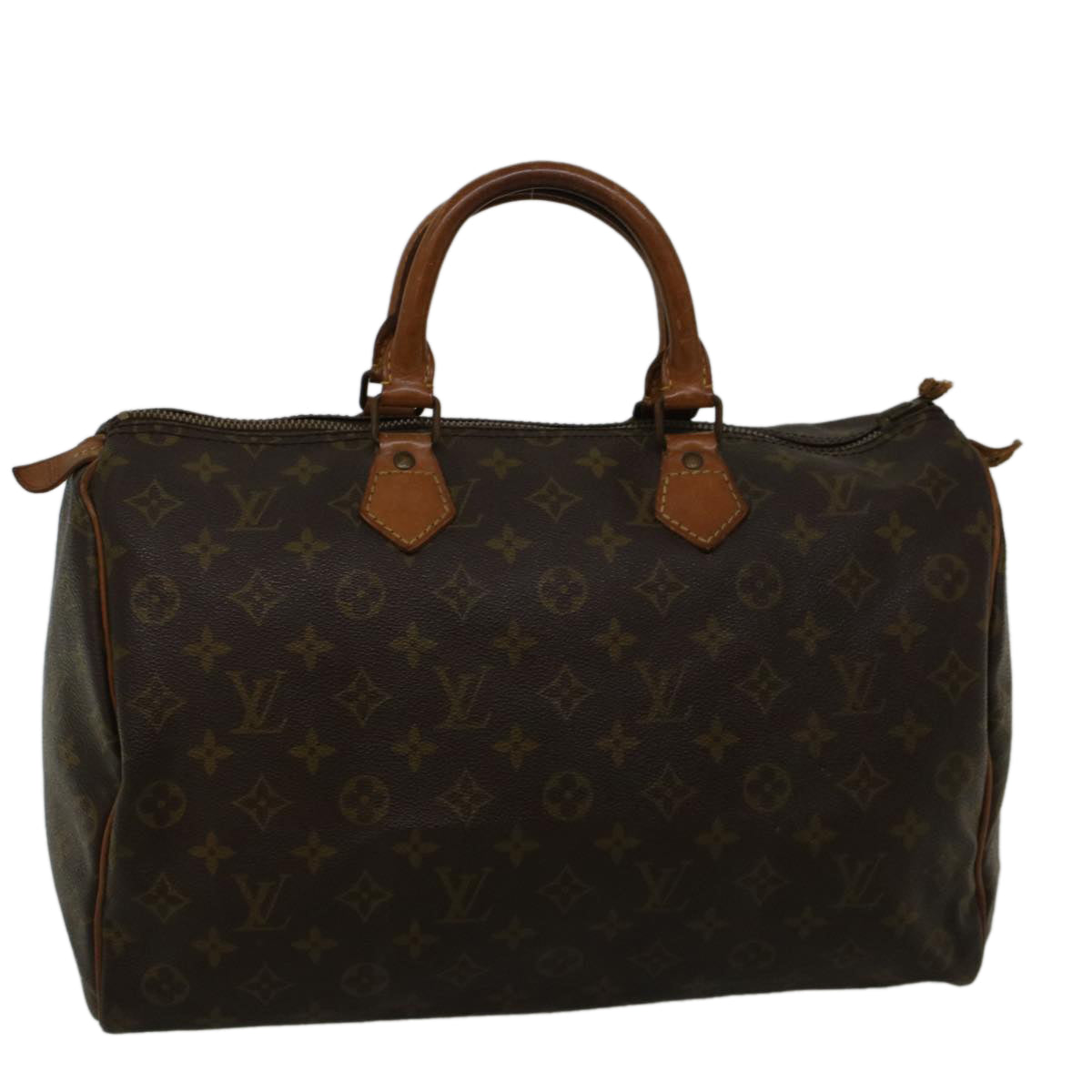 LOUIS VUITTON Monogram Speedy 35 Hand Bag Vintage M41524 LV 57521