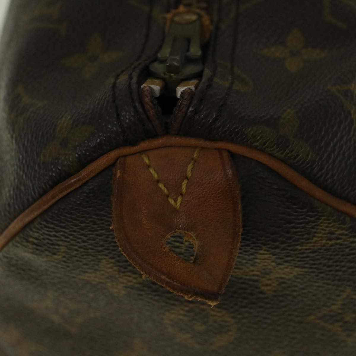 LOUIS VUITTON Monogram Speedy 35 Hand Bag Vintage M41524 LV 57521