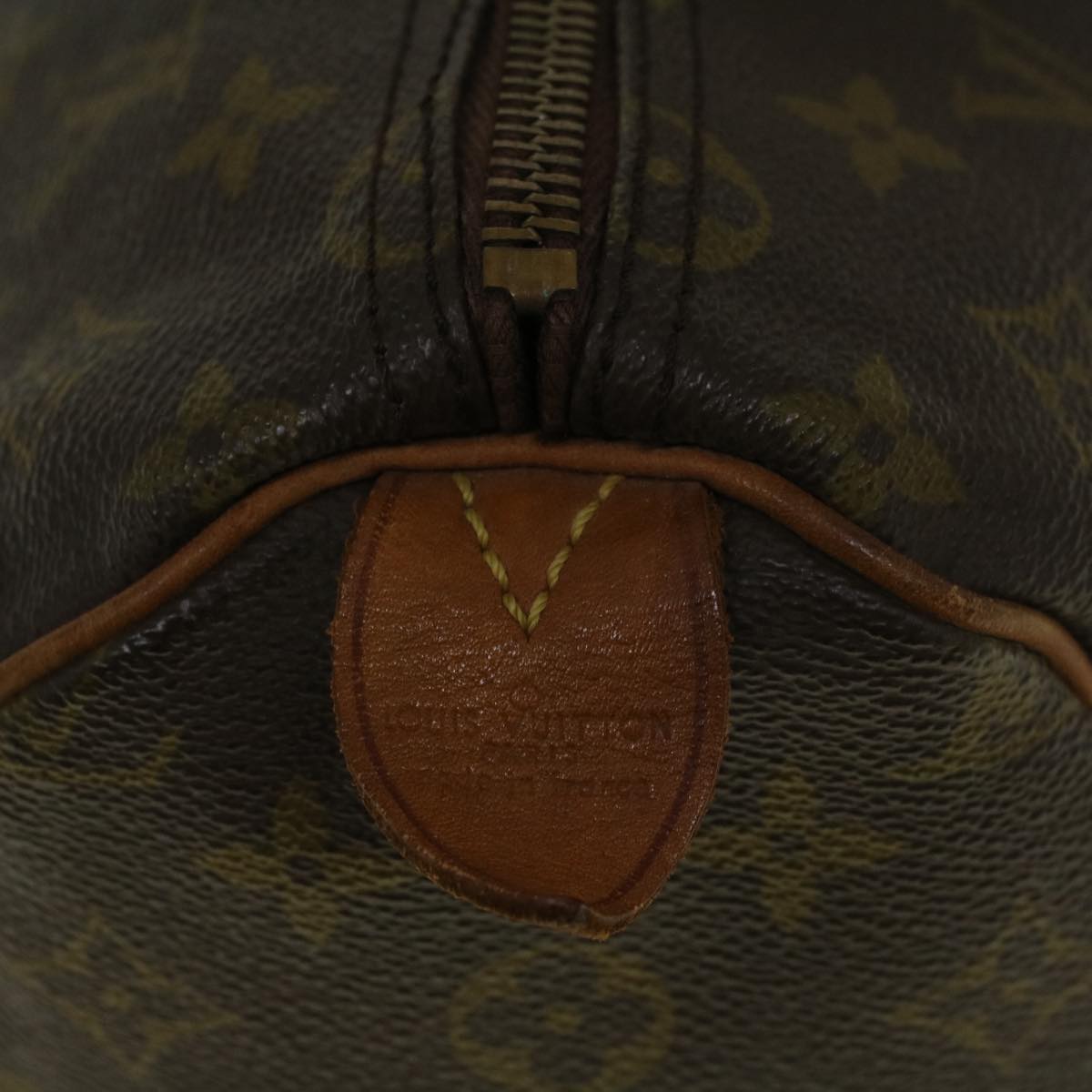 LOUIS VUITTON Monogram Speedy 35 Hand Bag Vintage M41524 LV 57521