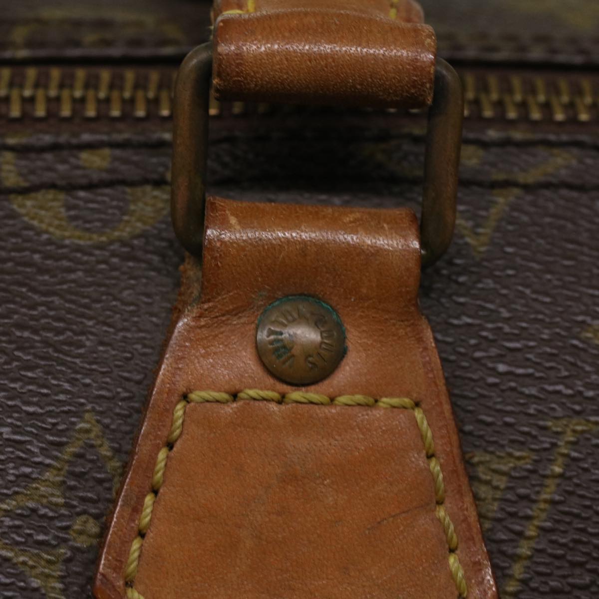 LOUIS VUITTON Monogram Speedy 35 Hand Bag Vintage M41524 LV 57521