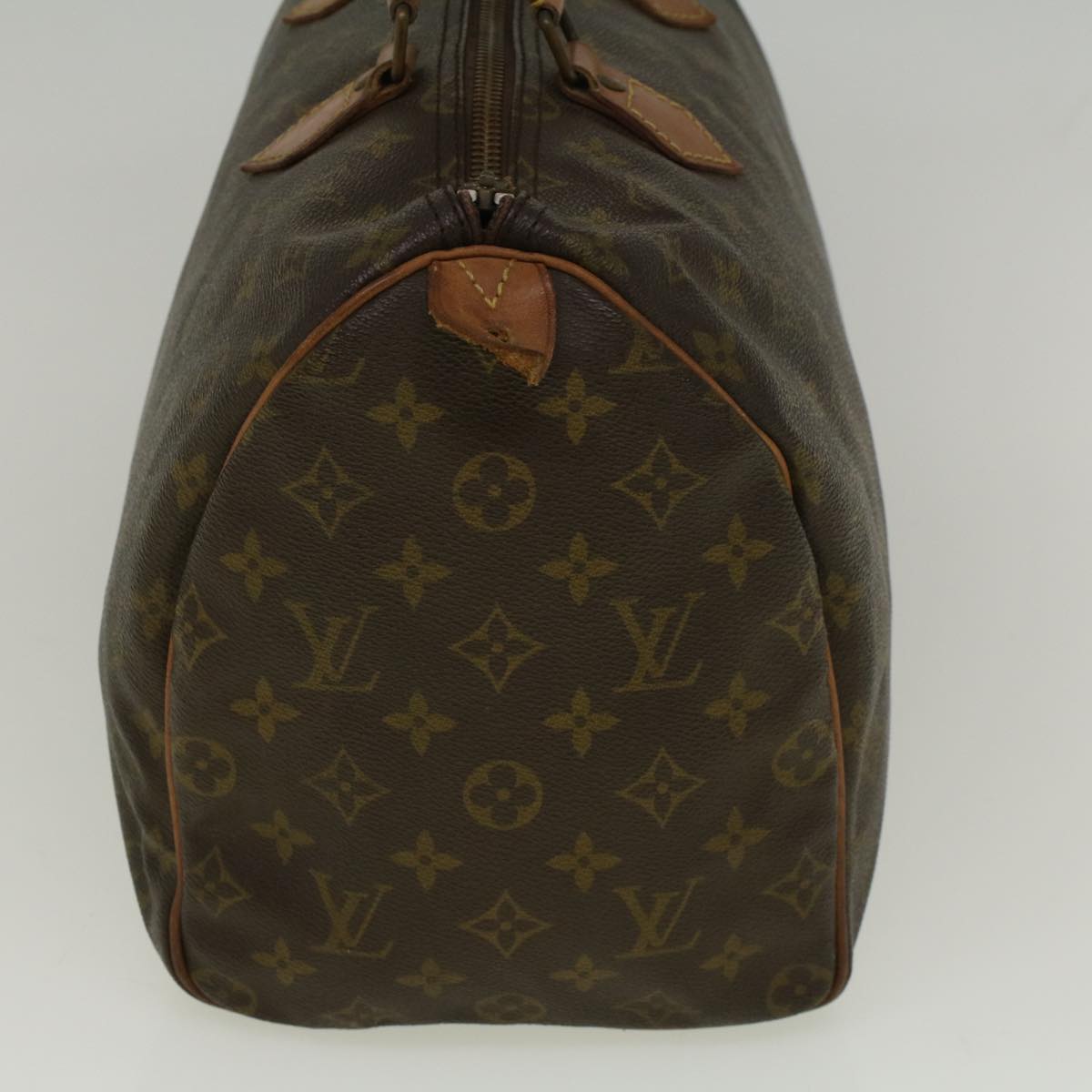 LOUIS VUITTON Monogram Speedy 35 Hand Bag Vintage M41524 LV 57521