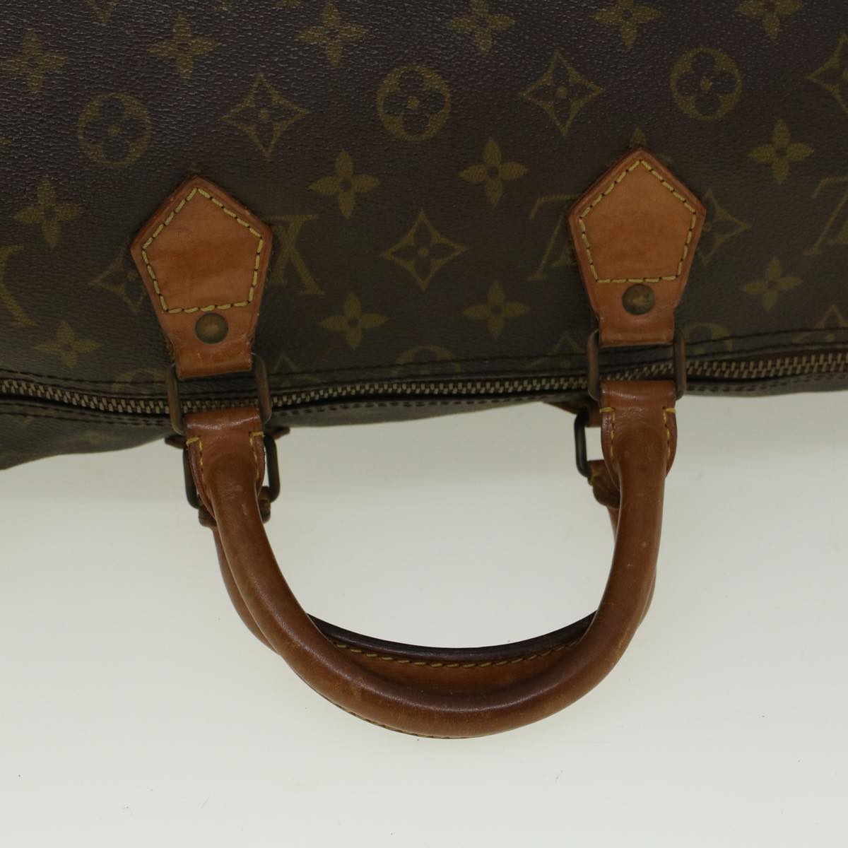 LOUIS VUITTON Monogram Speedy 35 Hand Bag Vintage M41524 LV 57521