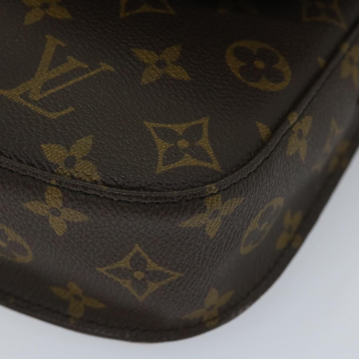 LOUIS VUITTON Monogram Saint Cloud MM Shoulder Bag M51243 LV 57528