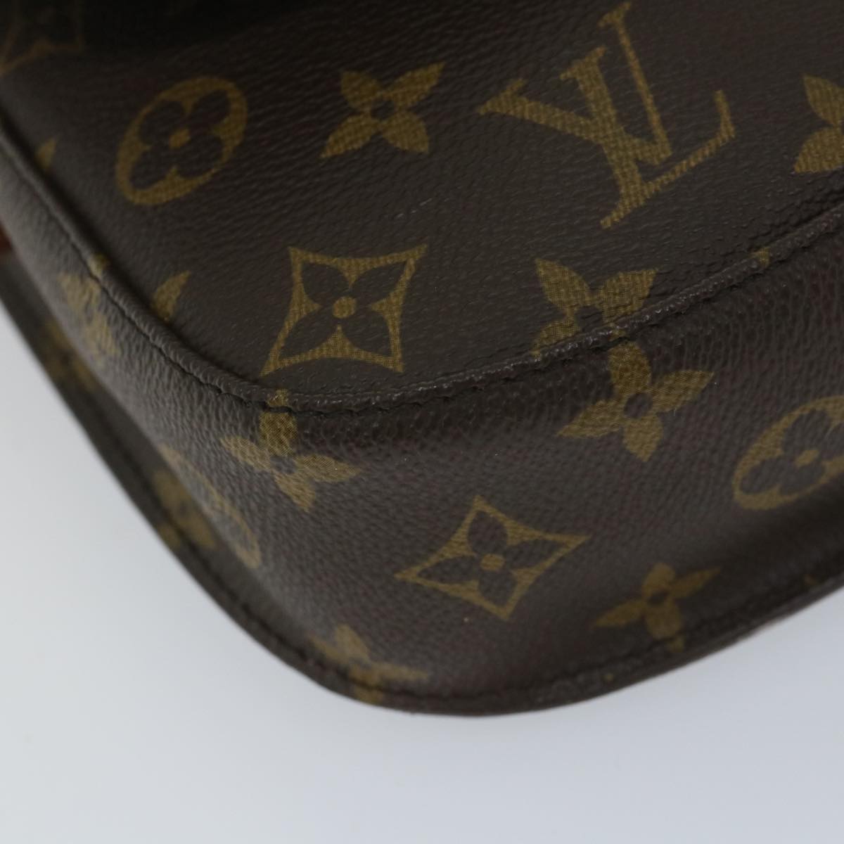 LOUIS VUITTON Monogram Saint Cloud MM Shoulder Bag M51243 LV 57528