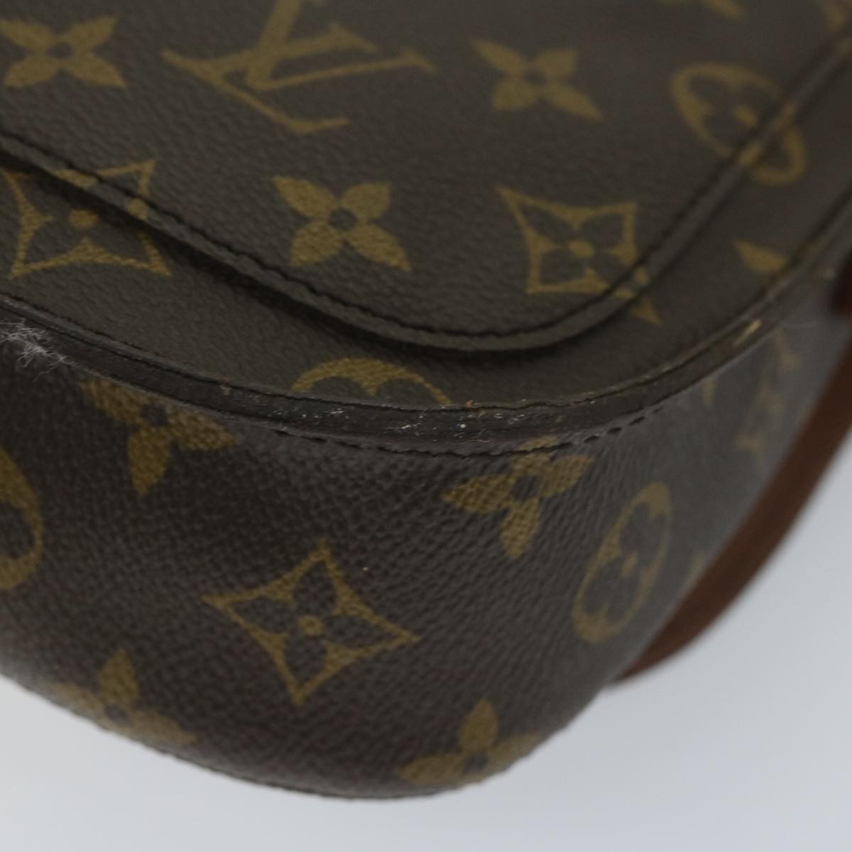 LOUIS VUITTON Monogram Saint Cloud MM Shoulder Bag M51243 LV 57528