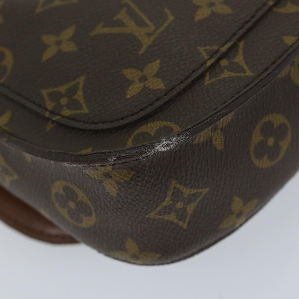 LOUIS VUITTON Monogram Saint Cloud MM Shoulder Bag M51243 LV 57528
