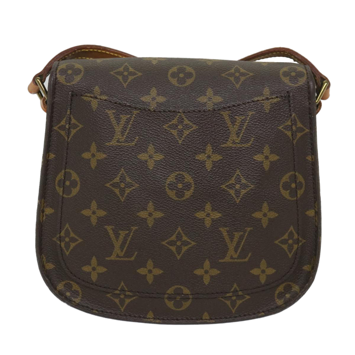 LOUIS VUITTON Monogram Saint Cloud MM Shoulder Bag M51243 LV 57528