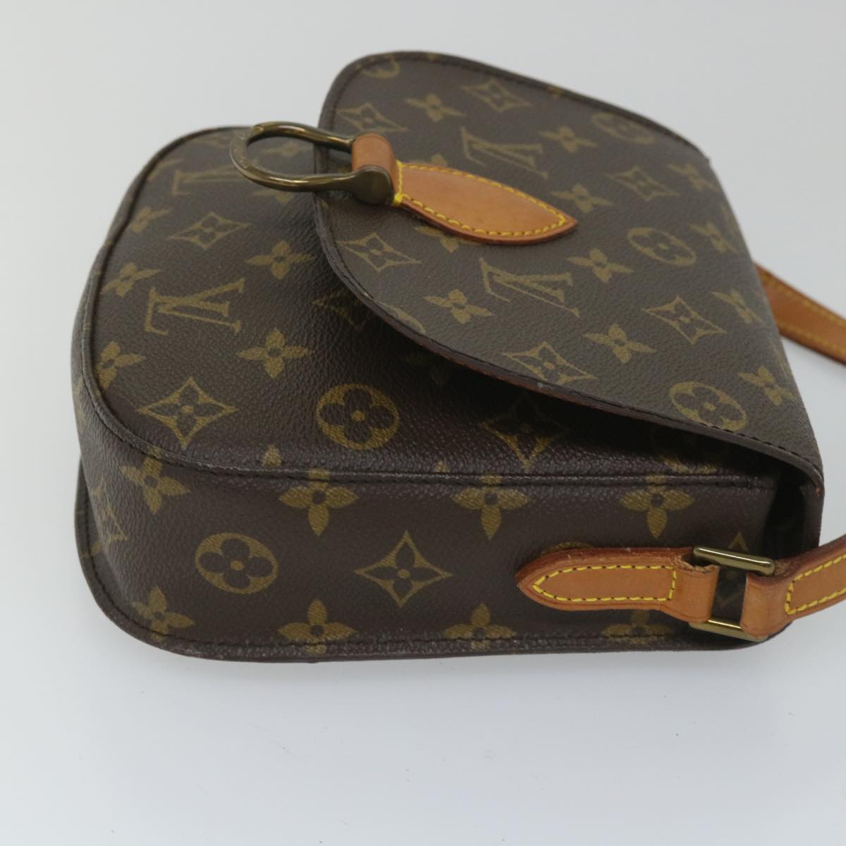 LOUIS VUITTON Monogram Saint Cloud MM Shoulder Bag M51243 LV 57528