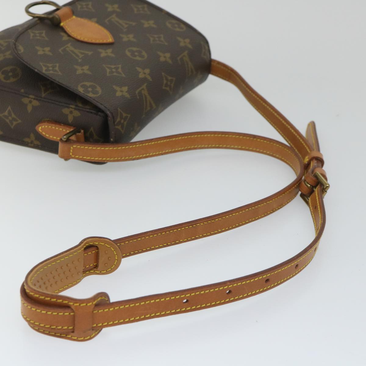 LOUIS VUITTON Monogram Saint Cloud MM Shoulder Bag M51243 LV 57528