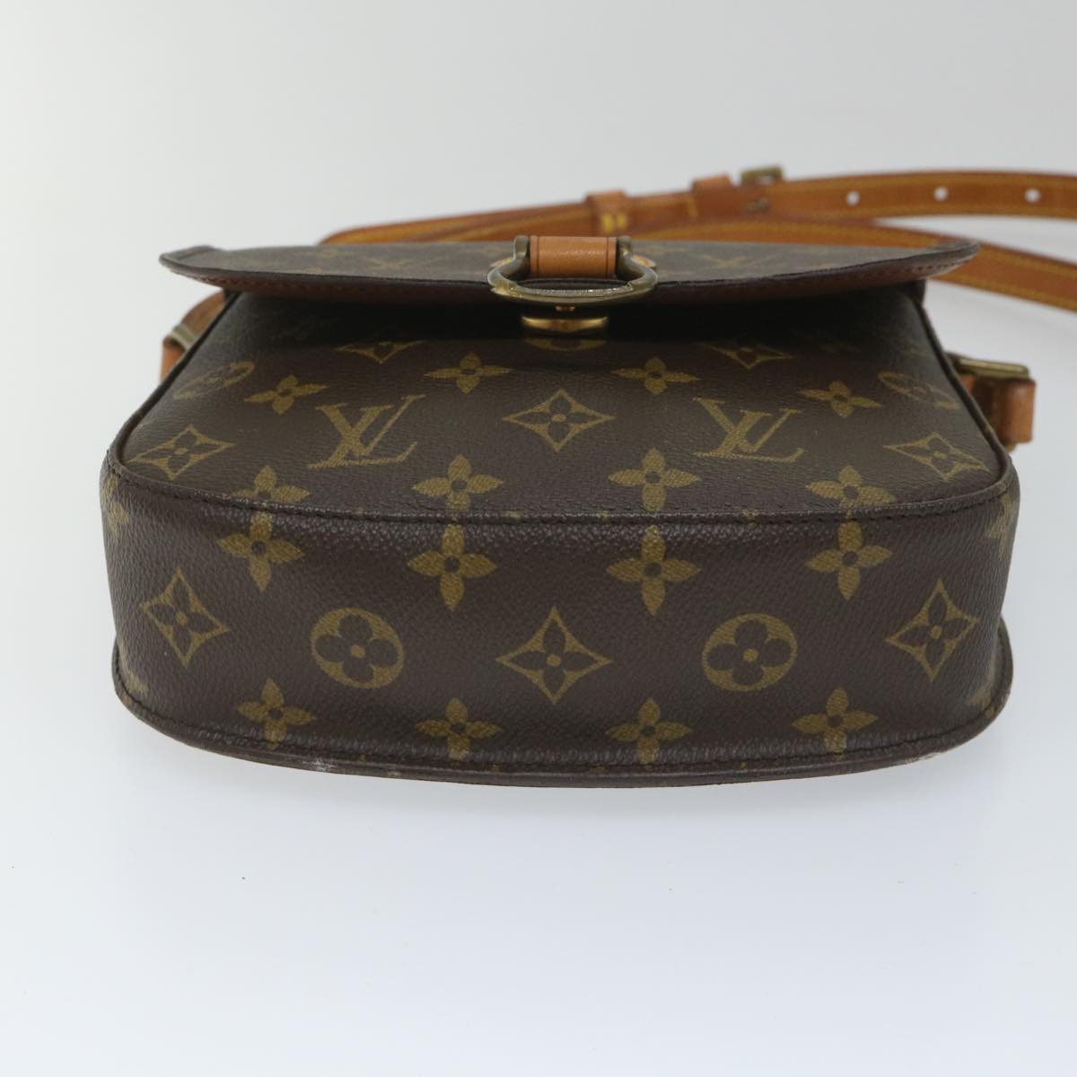 LOUIS VUITTON Monogram Saint Cloud MM Shoulder Bag M51243 LV 57528