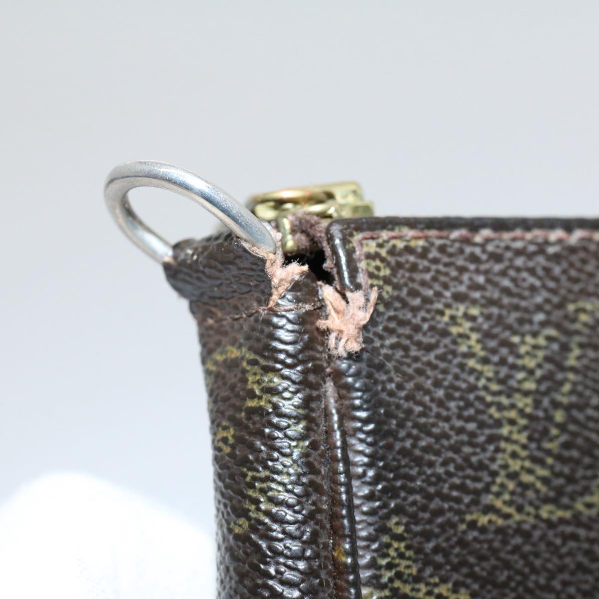 LOUIS VUITTON Monogram Pochette Accessoires Pouch M51980 LV 57604