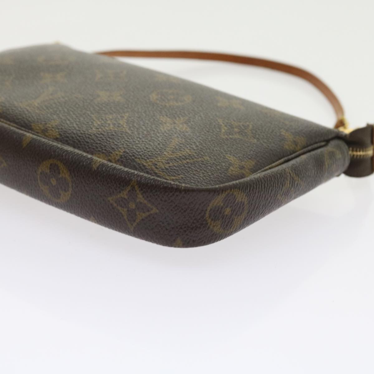 LOUIS VUITTON Monogram Pochette Accessoires Pouch M51980 LV 57605