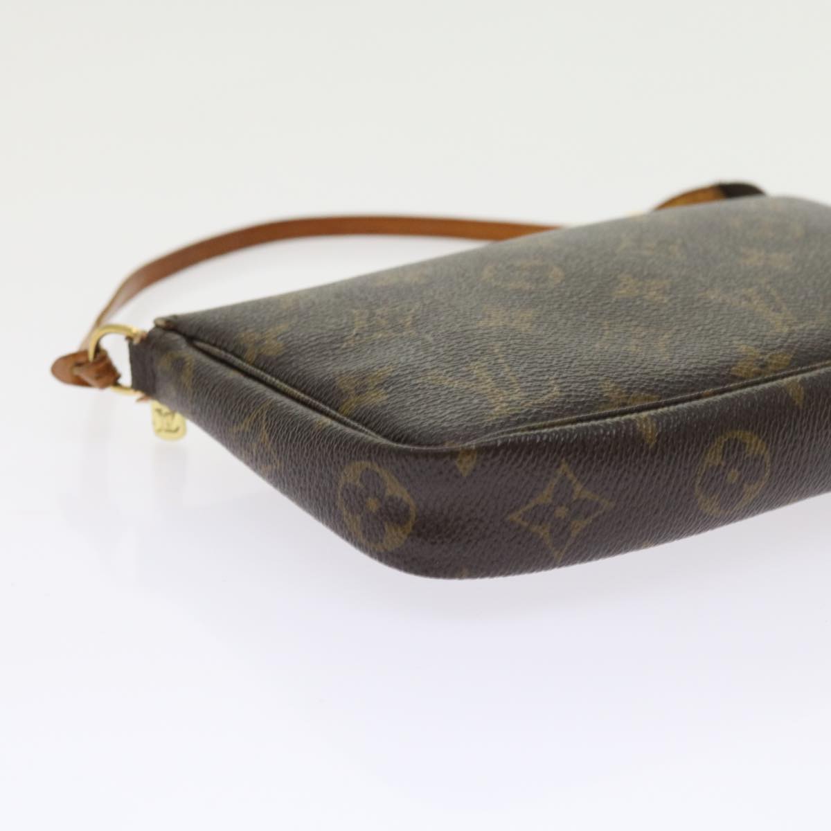 LOUIS VUITTON Monogram Pochette Accessoires Pouch M51980 LV 57605