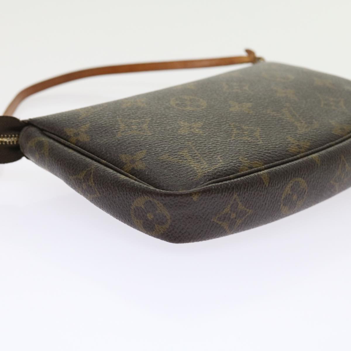 LOUIS VUITTON Monogram Pochette Accessoires Pouch M51980 LV 57605