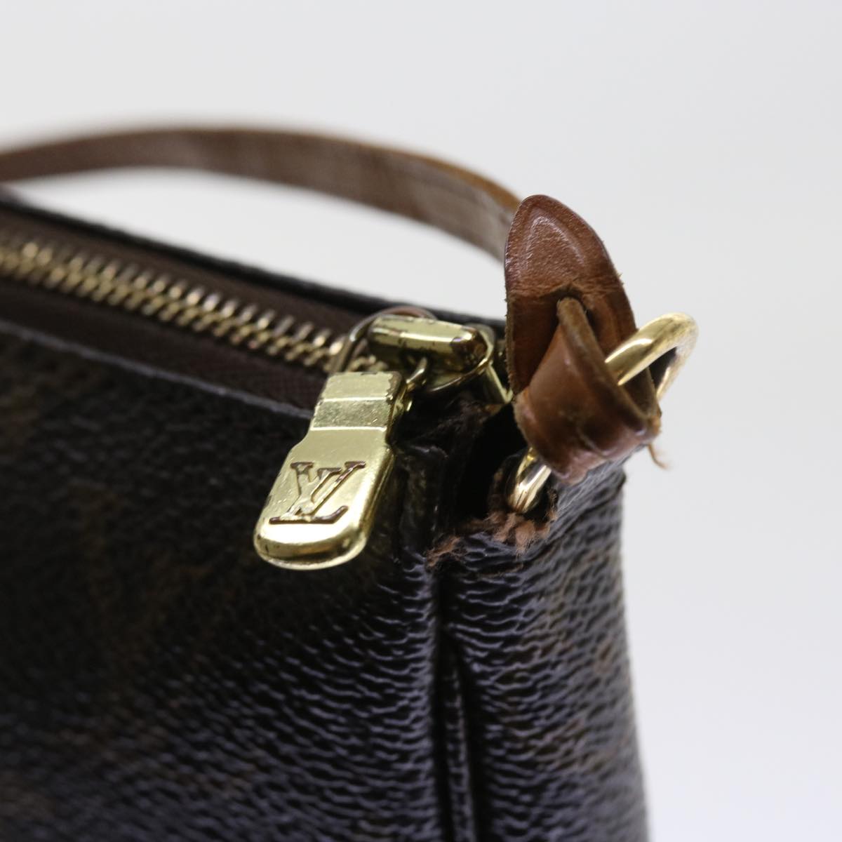 LOUIS VUITTON Monogram Pochette Accessoires Pouch M51980 LV 57605