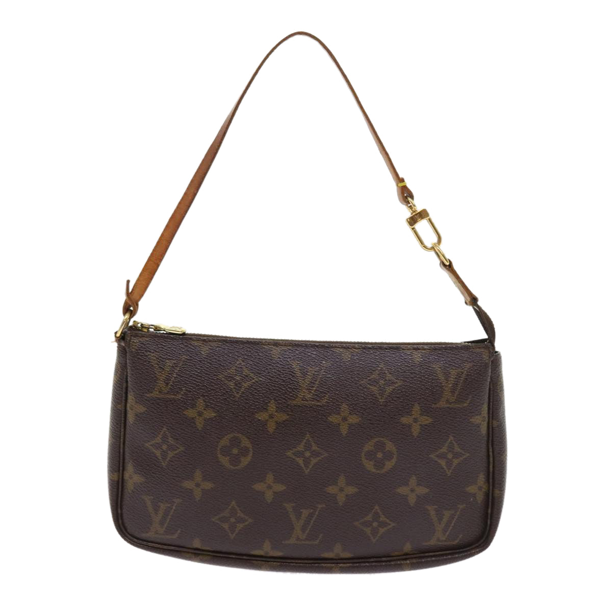 LOUIS VUITTON Monogram Pochette Accessoires Pouch M51980 LV 57605