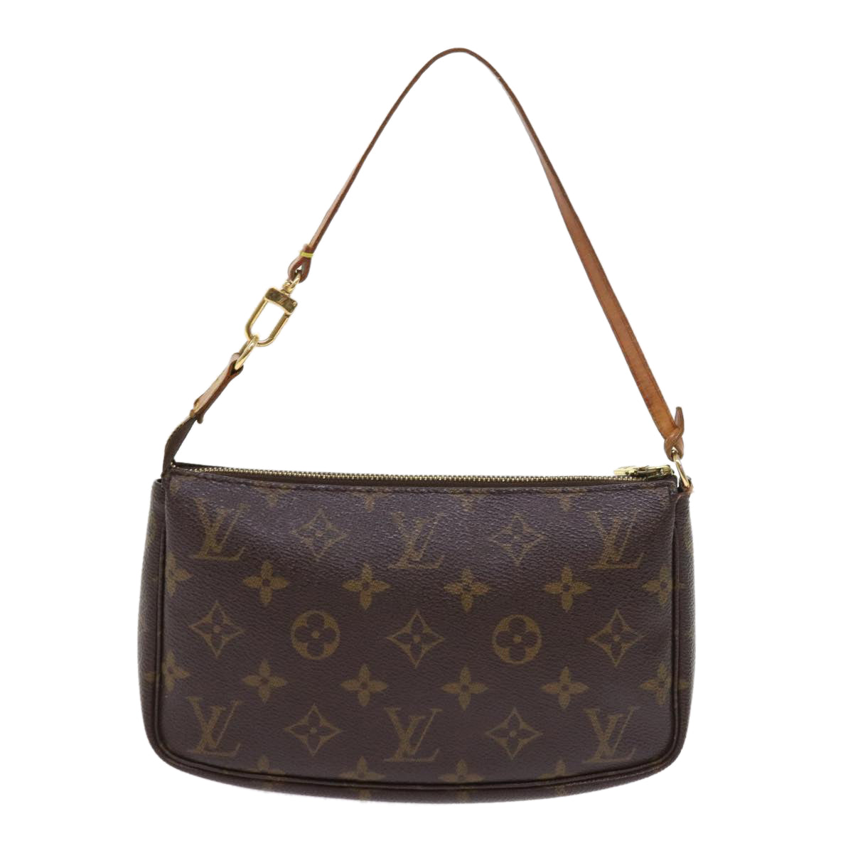 LOUIS VUITTON Monogram Pochette Accessoires Pouch M51980 LV 57605