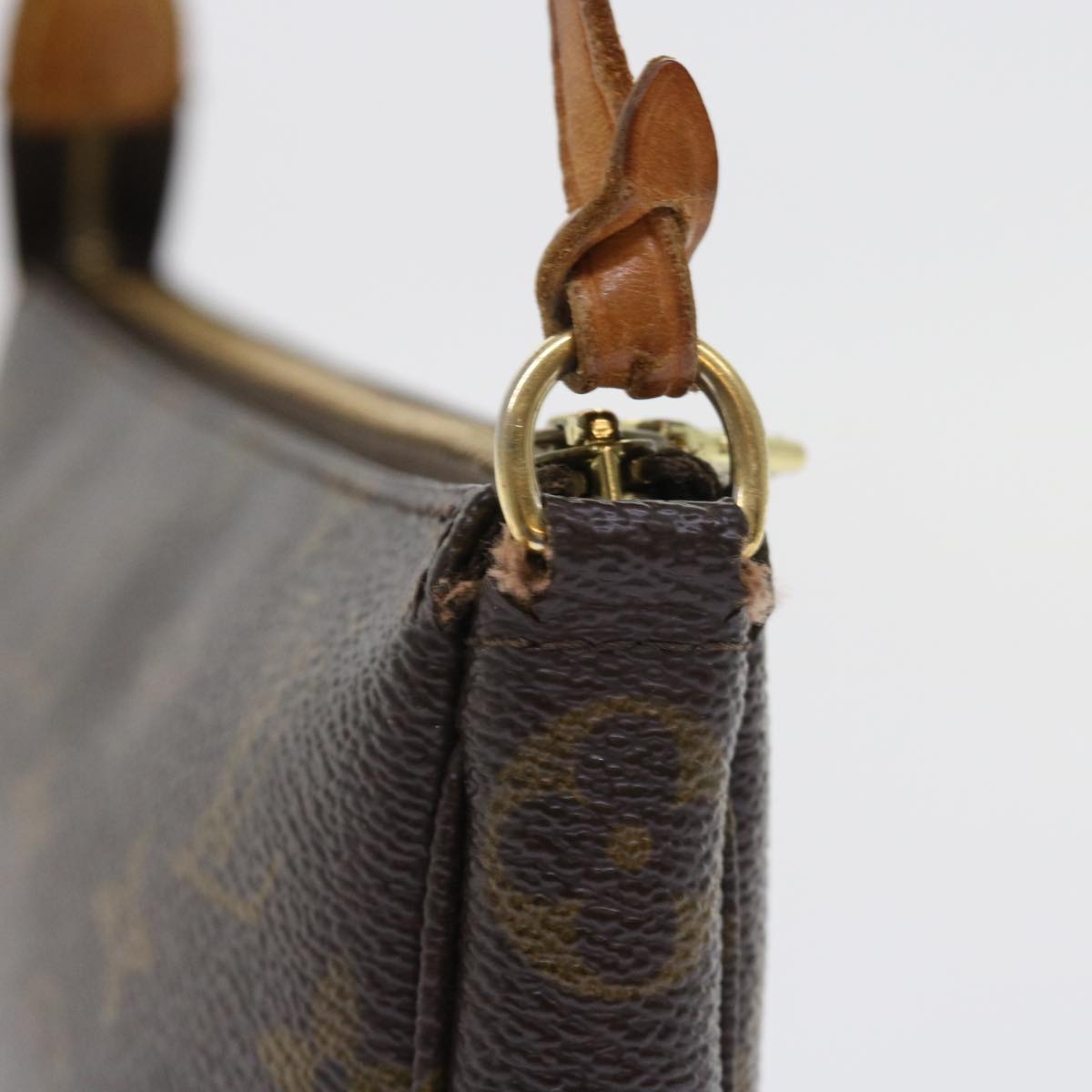 LOUIS VUITTON Monogram Pochette Accessoires Pouch M51980 LV 57605