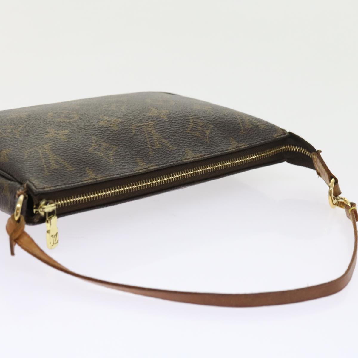 LOUIS VUITTON Monogram Pochette Accessoires Pouch M51980 LV 57605