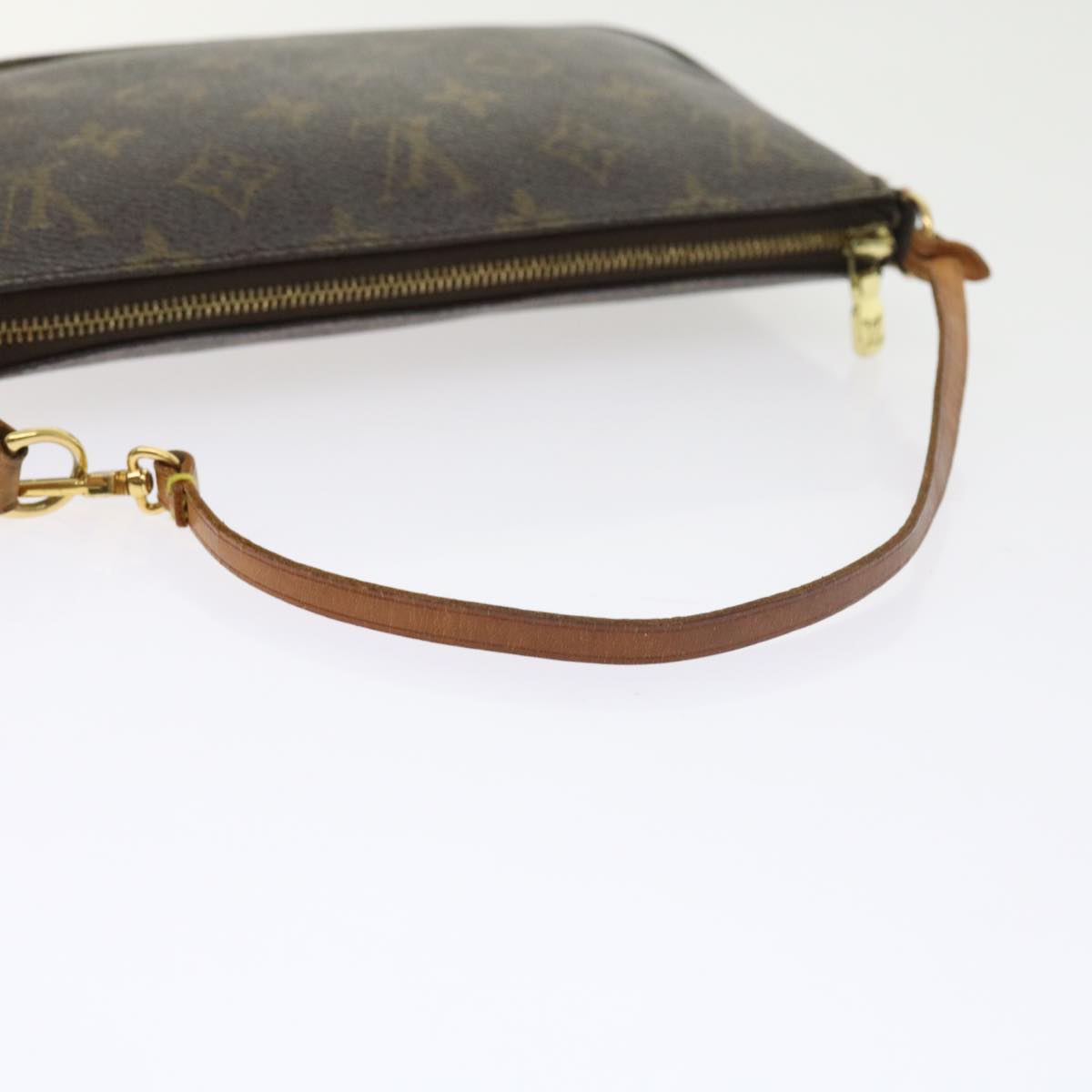 LOUIS VUITTON Monogram Pochette Accessoires Pouch M51980 LV 57605