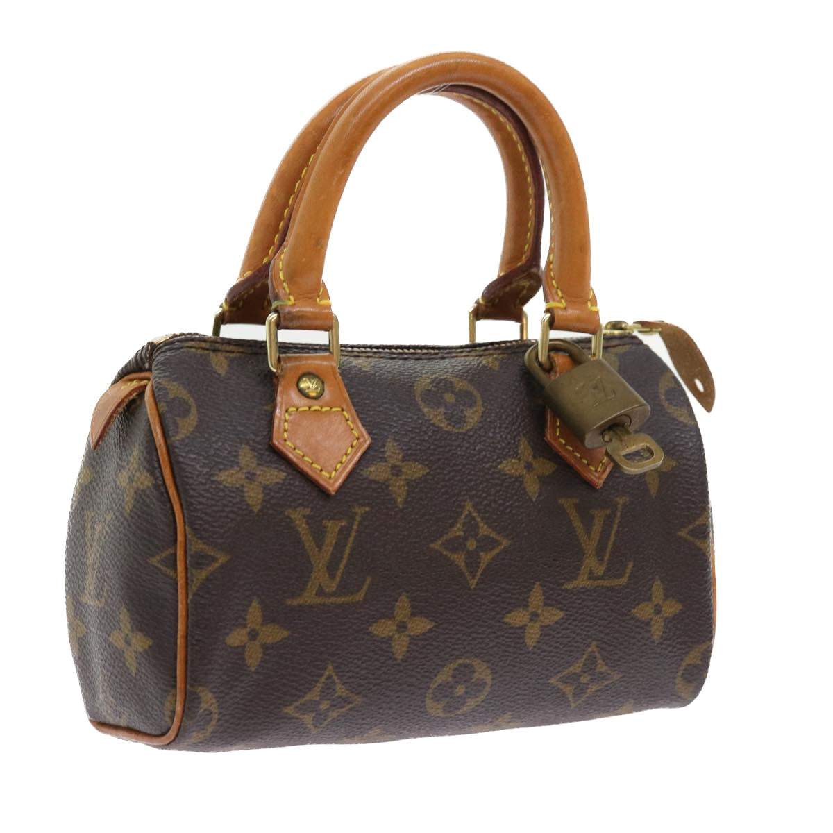 LOUIS VUITTON Monogram Mini Speedy Hand Bag M41534 LV 57613
