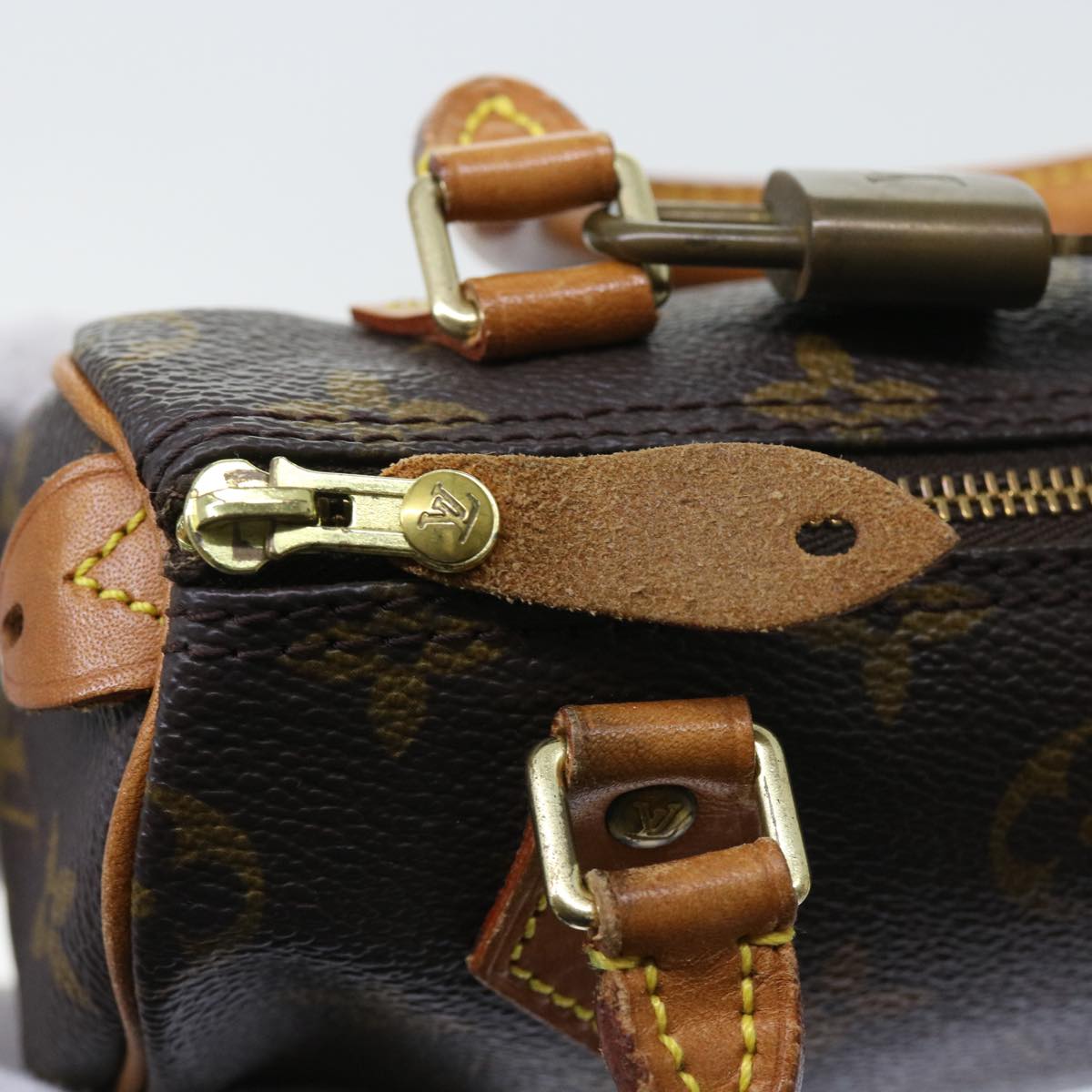 LOUIS VUITTON Monogram Mini Speedy Hand Bag M41534 LV 57613