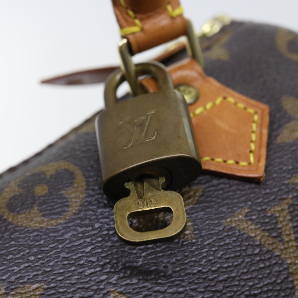 LOUIS VUITTON Monogram Mini Speedy Hand Bag M41534 LV 57613