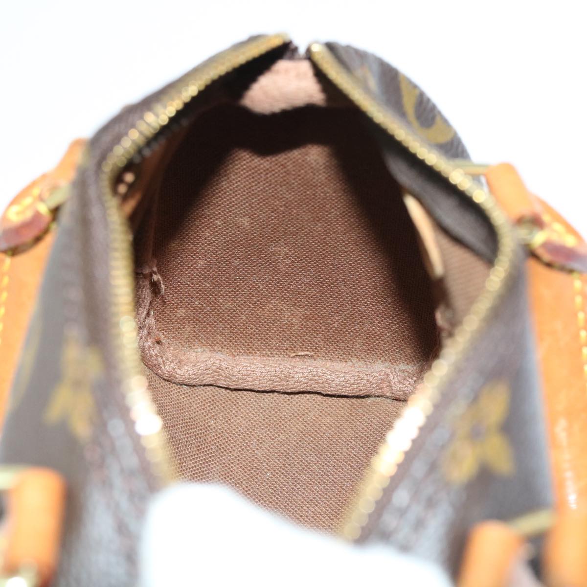 LOUIS VUITTON Monogram Mini Speedy Hand Bag M41534 LV 57613