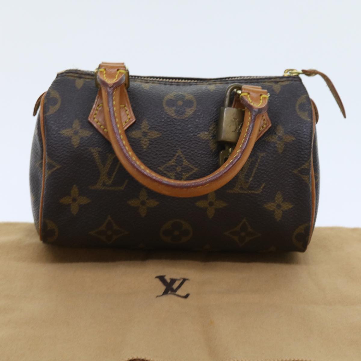 LOUIS VUITTON Monogram Mini Speedy Hand Bag M41534 LV 57613