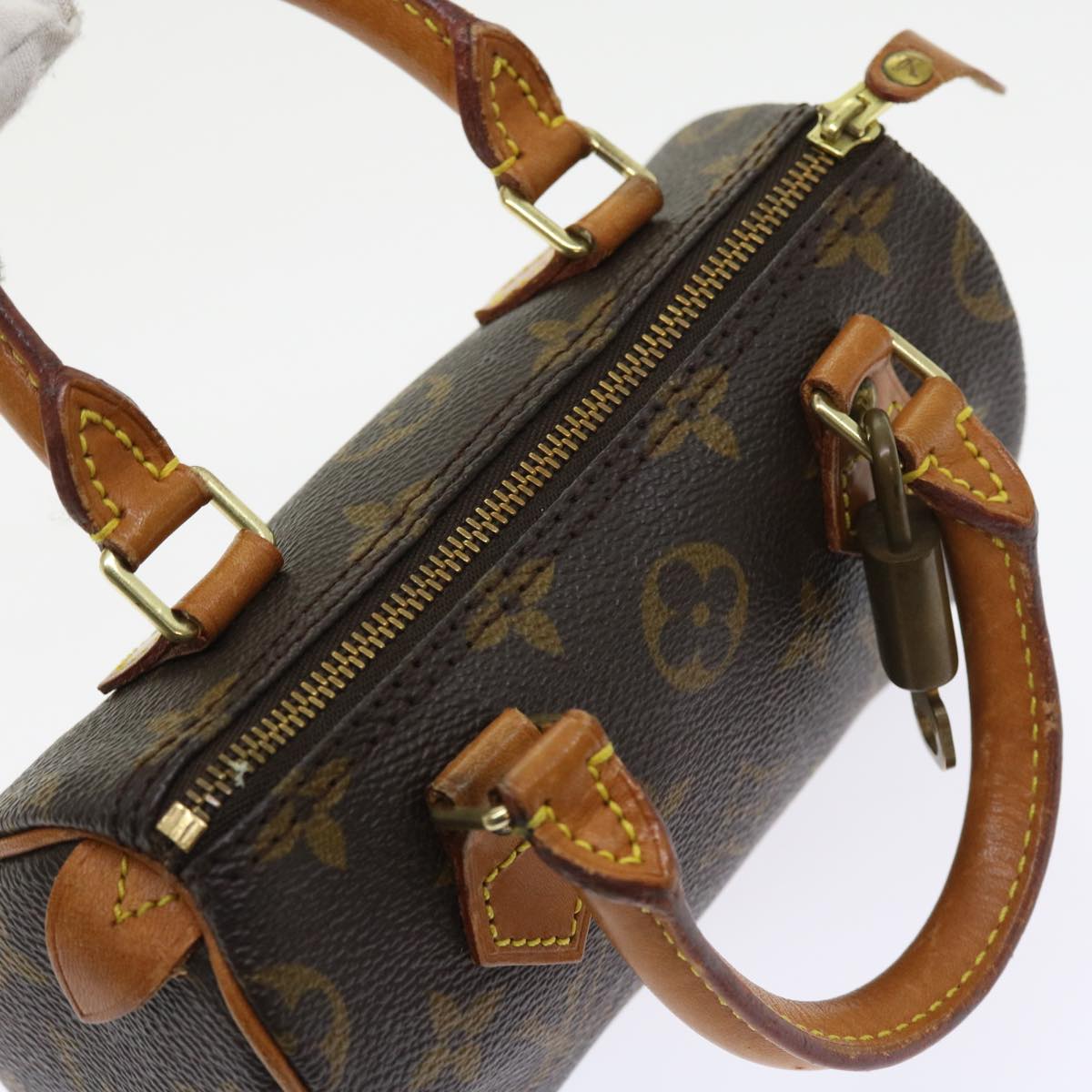 LOUIS VUITTON Monogram Mini Speedy Hand Bag M41534 LV 57613