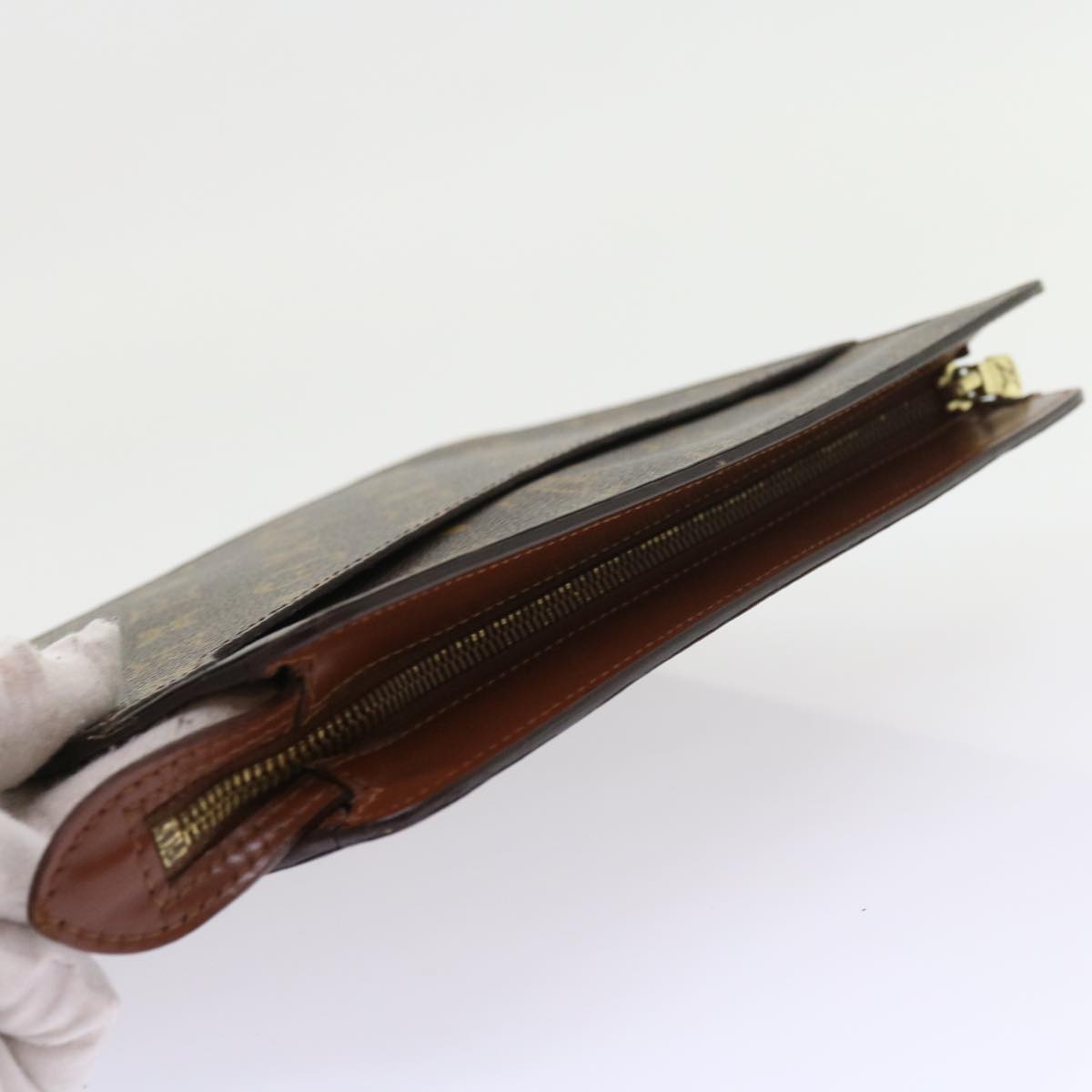 LOUIS VUITTON Monogram Pochette Homme Clutch Bag M51795 LV 57619