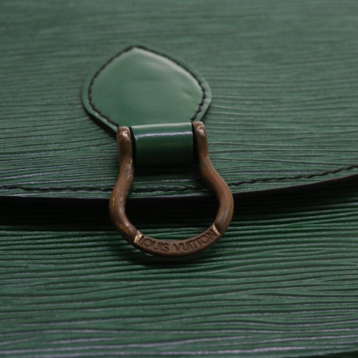 LOUIS VUITTON Epi Saint Cloud PM Shoulder Bag Green M52214 LV 57620