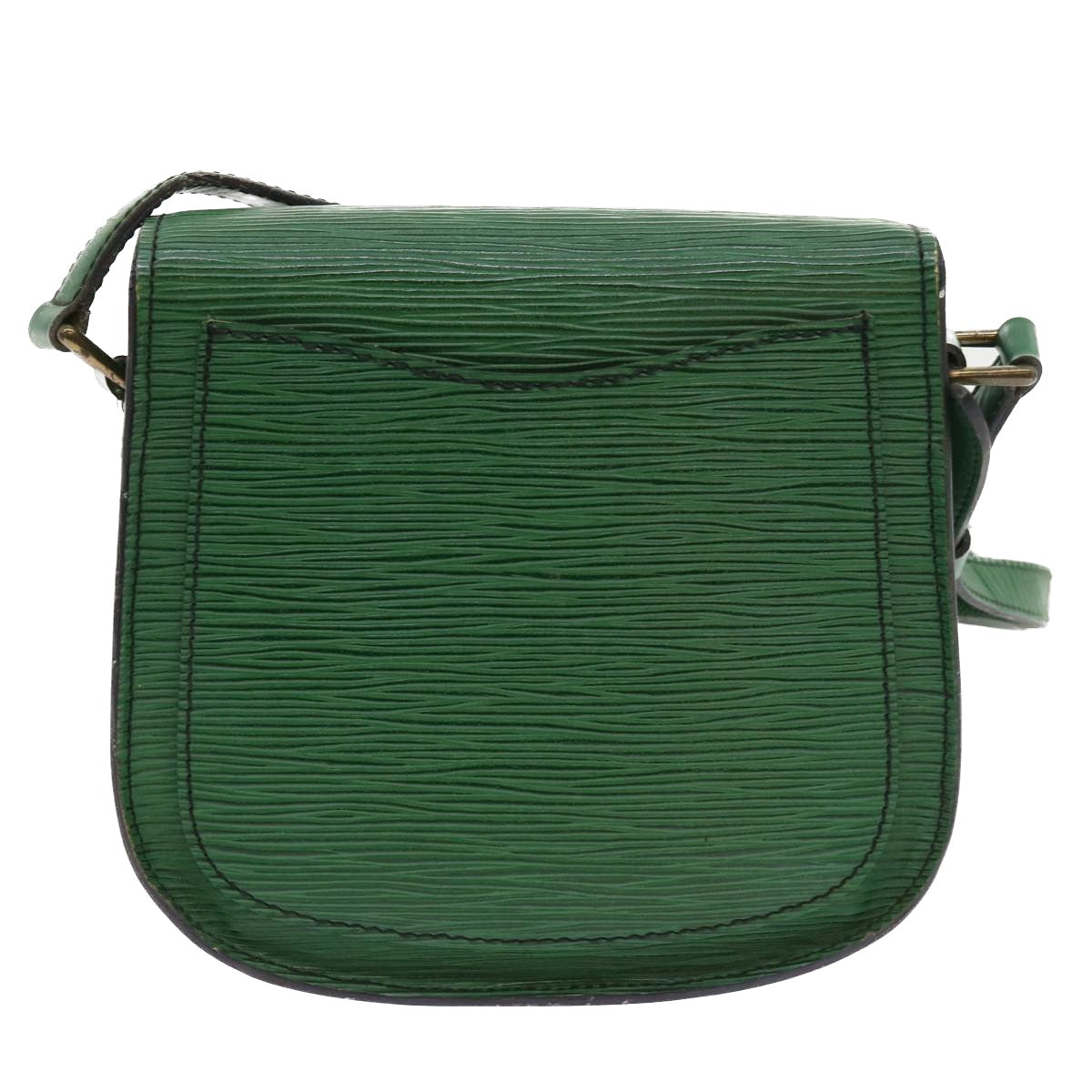 LOUIS VUITTON Epi Saint Cloud PM Shoulder Bag Green M52214 LV 57620